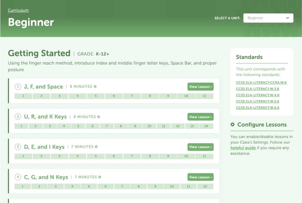 Important Information about the Typing.com Curriculum Page | Typing Blog