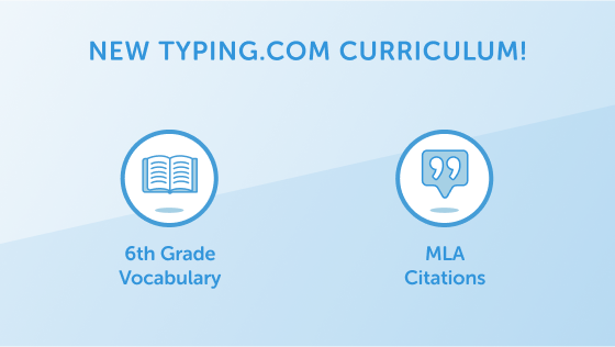 new Typing.com Curriculum