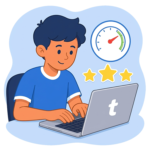 Keyboarding illustration